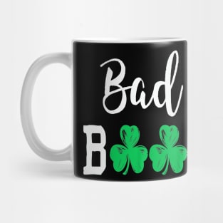 bad and boozy st patricks day Mug